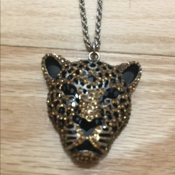 Vintage Betsy Johnson Cheetah chain - Picture 2 of 8